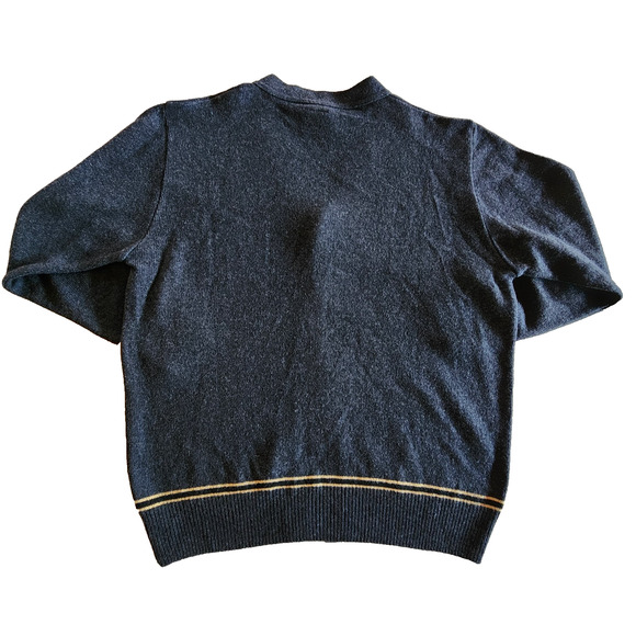 Womens Harry Potter Hufflepuff Scottish Wool Button Cardigan Sweater Size Large - Picture 4 of 8